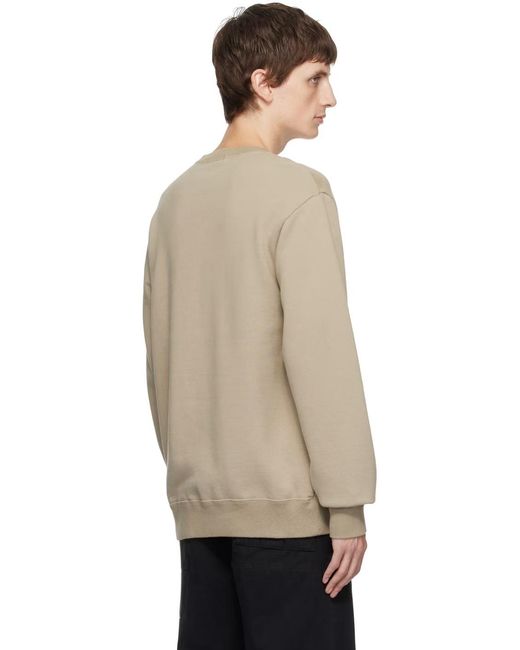 Undercover Natural Round Neck Long-Sleeved Sweater for men