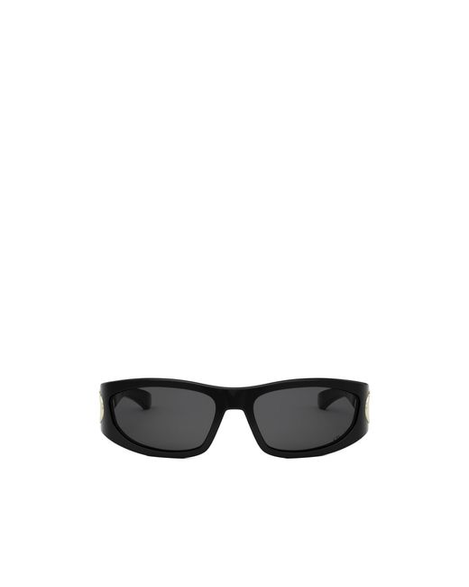 Dior Black Eyewear Very Rectangular Frame Sunglasses for men