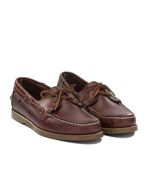 Sebago Brown Round-Toe Casual Shoes for men