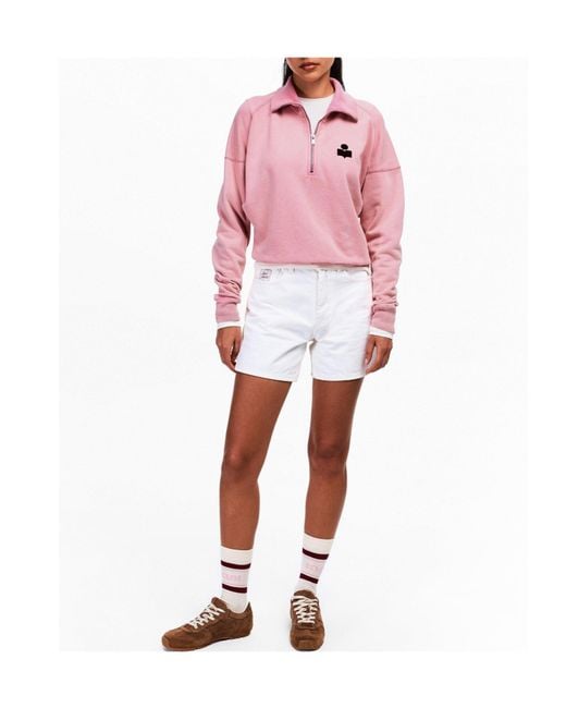 Isabel Marant Pink Crew Neck Sweatshirt