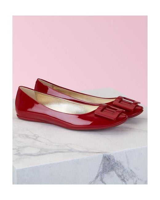 Roger Vivier Red Gommet Ballet Shoes