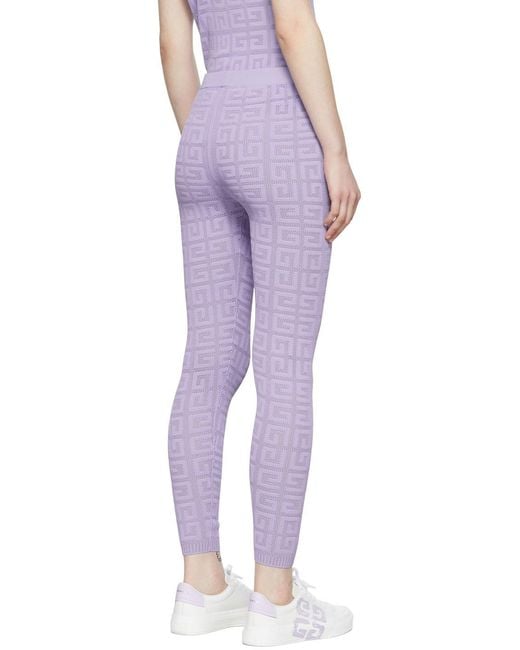 Givenchy Purple Legging Pants