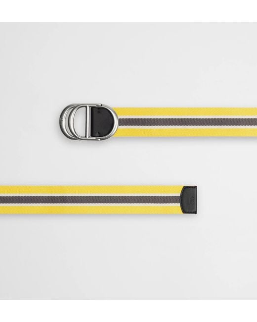 Dior Yellow Cd Belt for men