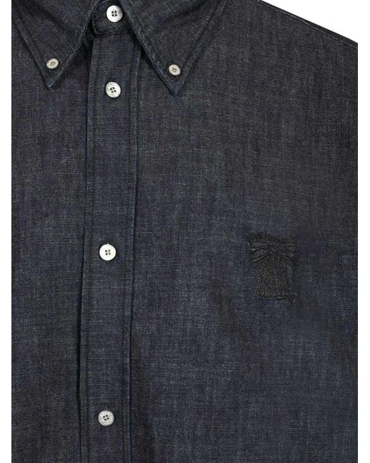 Acne Blue Denim Shirt for men