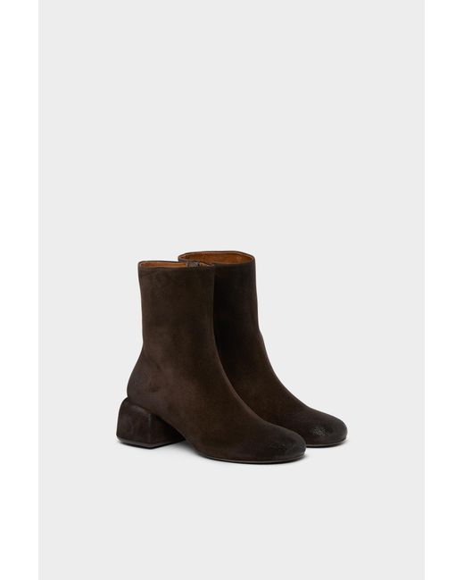 Marsèll Brown Marsèll Basata Round Toe Ankle Boots
