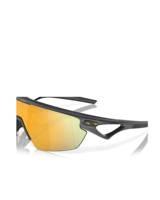 Oakley Metallic Sphaera Shield Frame Sunglasses for men