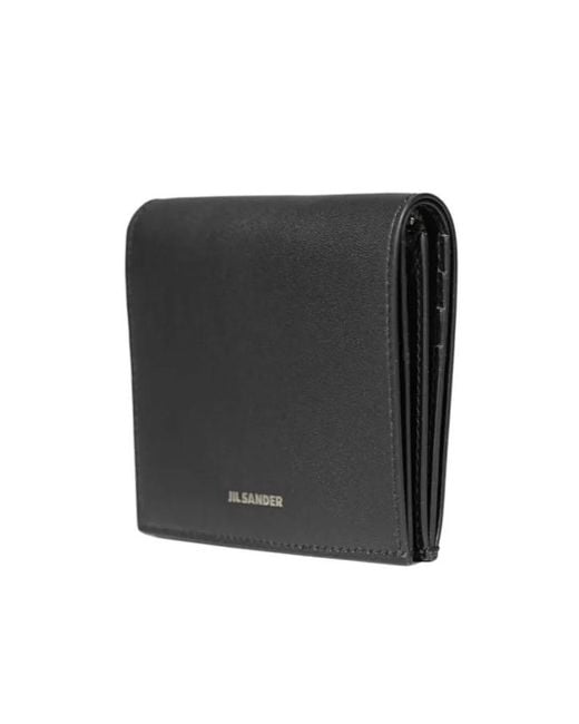 Jil Sander Black Logo-Print Wallet for men