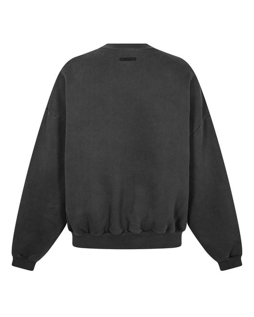 Fear Of God Black Logo Long-Sleeve Sweatshirt for men