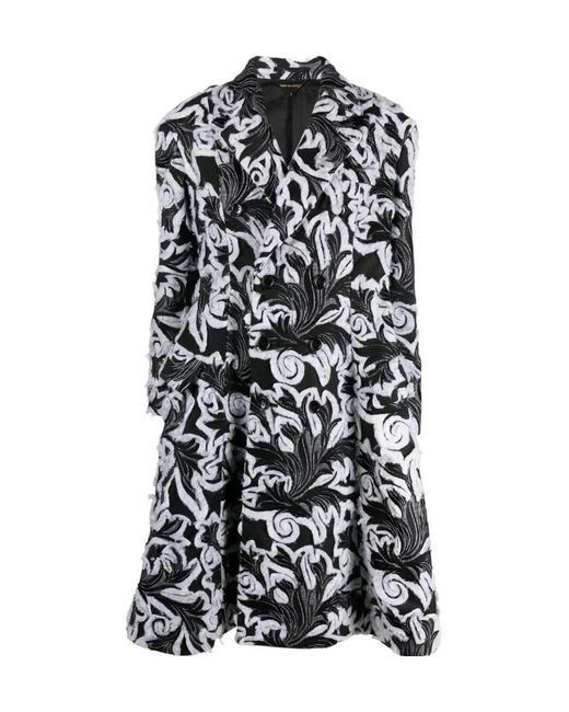 Comme des Garçons Black Double-Breasted Coats