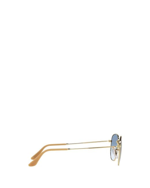 Ray-Ban Blue Hexagonal Frame Sunglasses