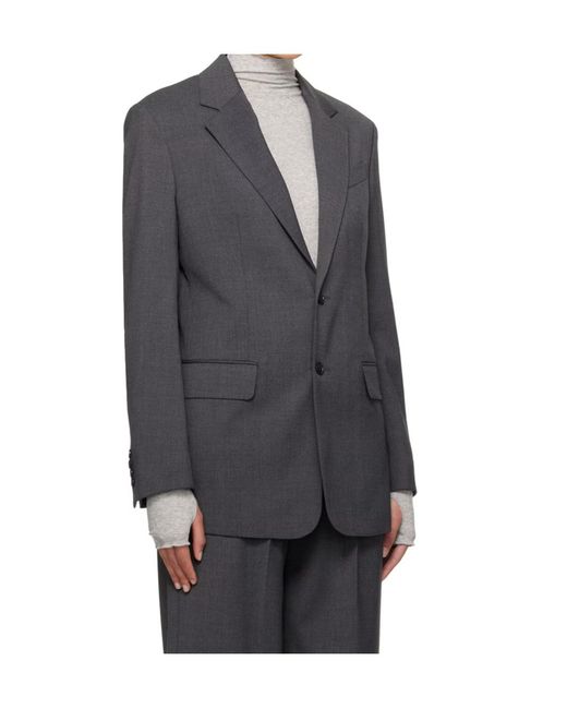 Filippa K Gray Logo Blazer
