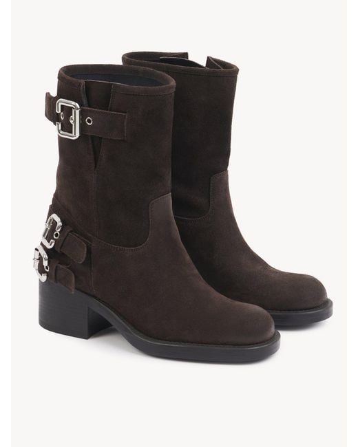 Chloé Brown Chloé Dakota Ankle Boots
