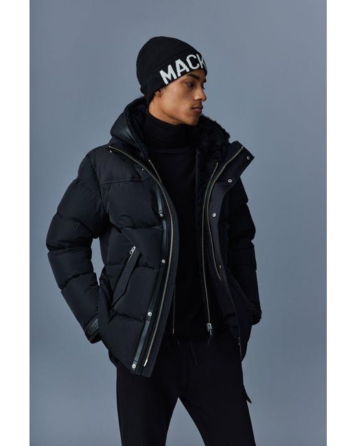 Mackage Blue Riley Down Coat for men