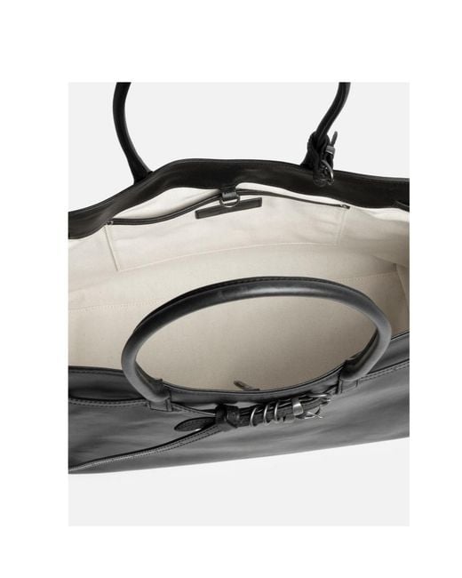 MARGE SHERWOOD Black Double-Handle Handbag