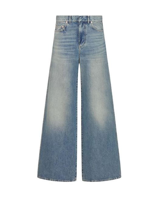 Dior Blue Flared Jeans