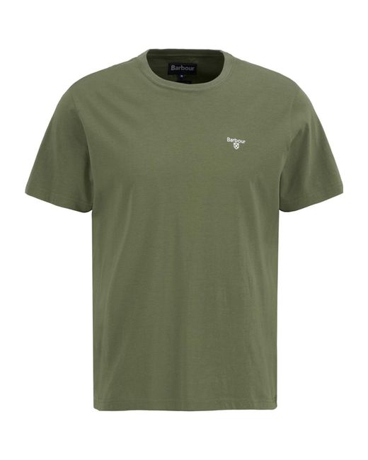 Barbour Green Essential Sports T-Shirt for men