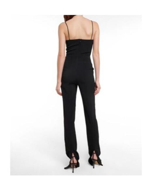 David Koma Multicolor Mesh-Panel Jumpsuit