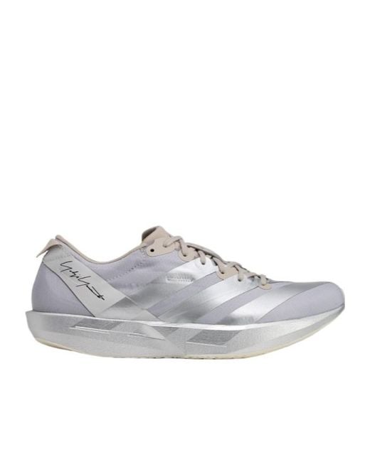 Y-3 Gray Adios 9 Running Shoes for men