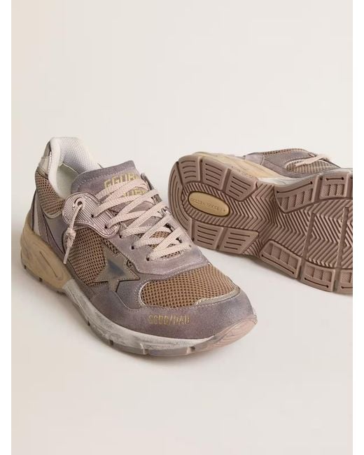 Golden Goose Deluxe Brand Pink Dad-Star Lace-Up Sneakers