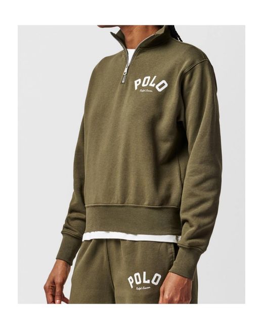 Polo Ralph Lauren Green Zipper Sweatshirt