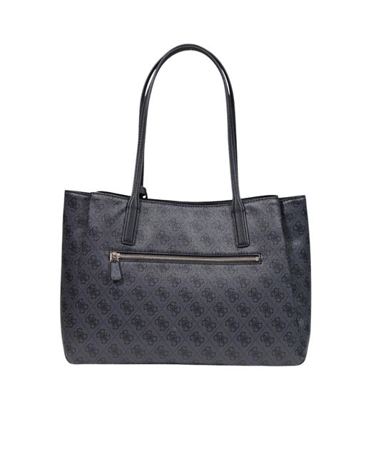 Guess Black Patterned Handbag