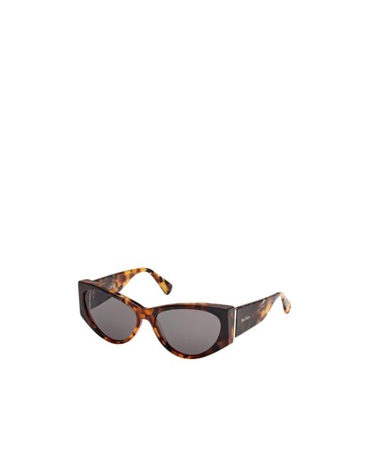 Max Mara White Cat-Eye Frame Sunglasses