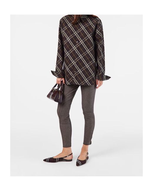 Burberry Gray Slim Fit Trouser