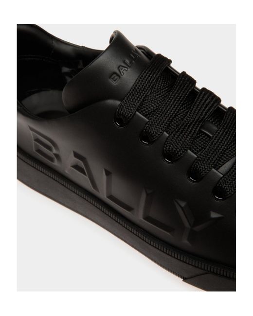 Bally Black Raise Lace-Up Sneakers for men