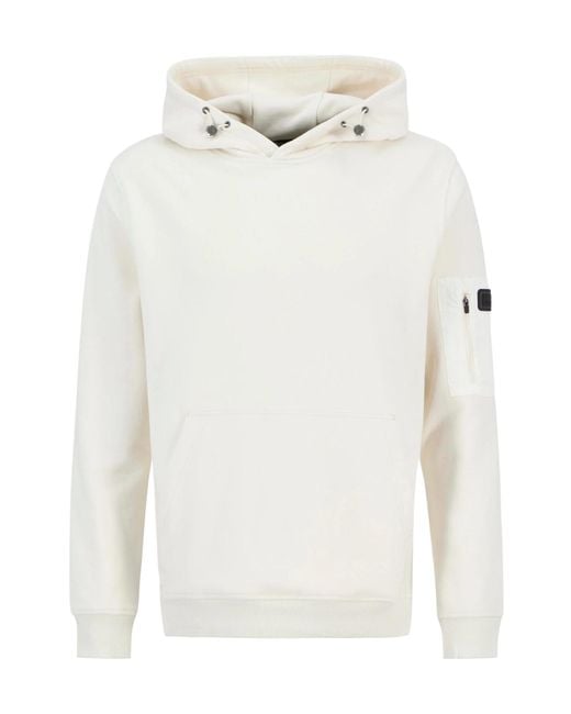 Barbour White Ewan Hoodie for men