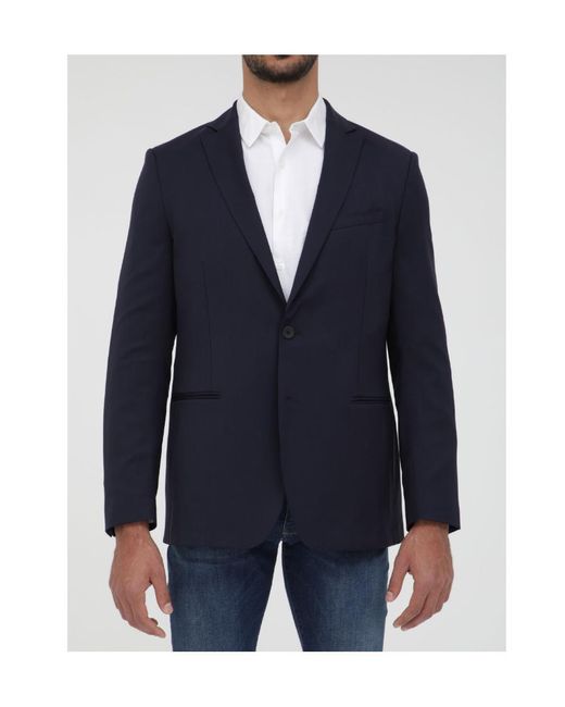 Tonello Blue Single-Breasted Jacket for men