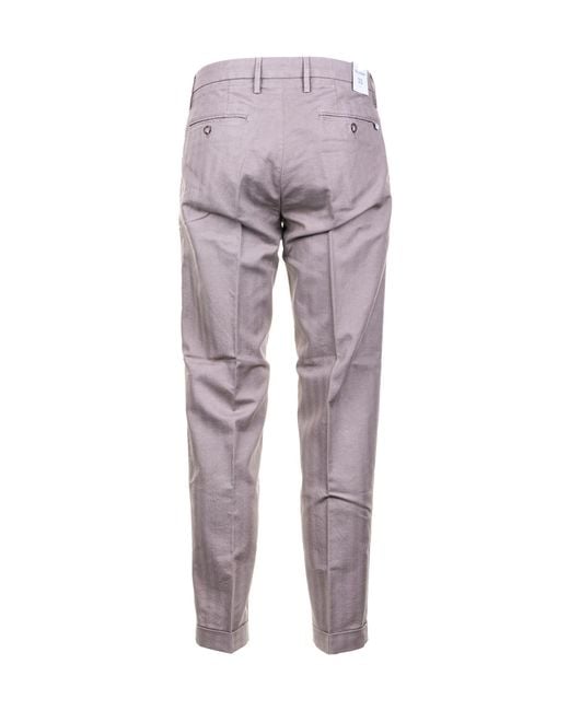 Re-hash Gray Belt-Loop Casual Pants for men