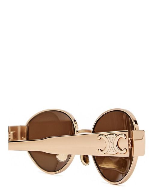 Céline White Metal Sunglasses