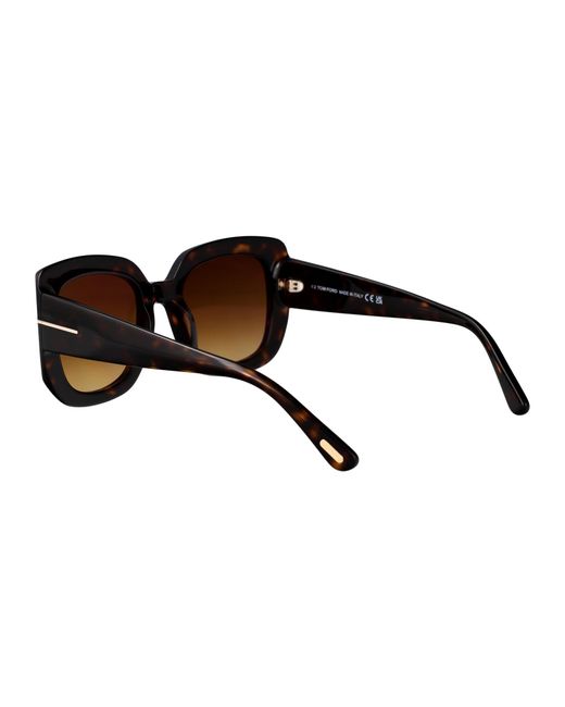 Tom Ford Brown Full Frame Sunglasses for men