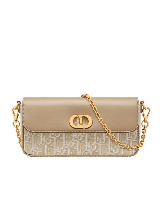 Dior 30 Montaigne Avenue East-West Double Strap Mini Chain