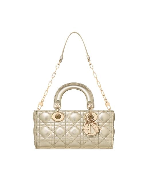 Dior Metallic Small Lady D-Joy Bag