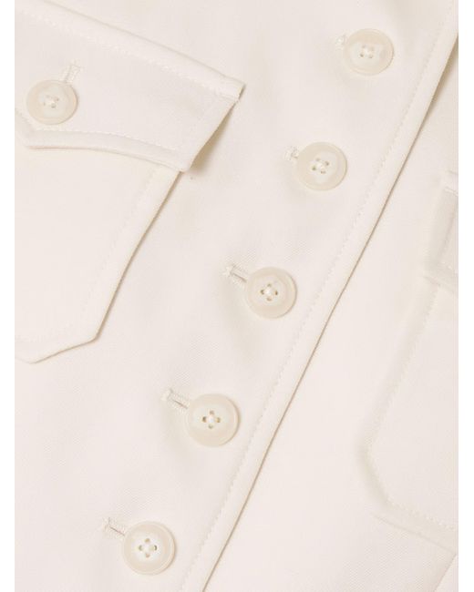 Nili Lotan Natural Jamison Button Down Jacket