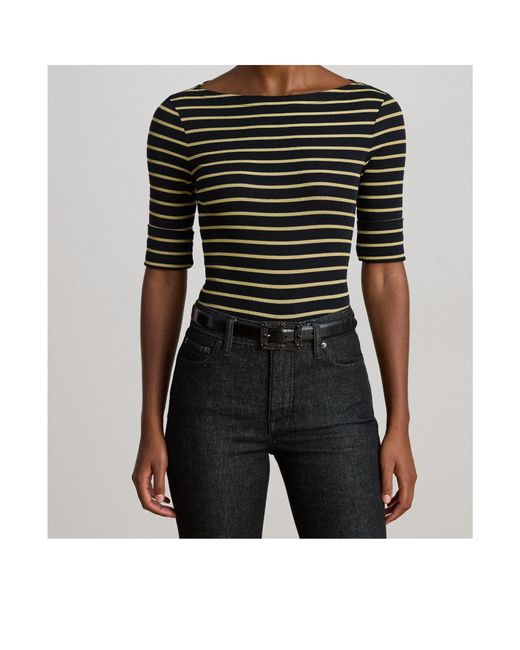 Ralph Lauren Black Logo Short-Sleeved T-Shirt
