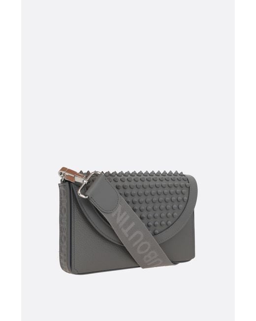 Christian Louboutin Gray Funky Spikes Wallet for men