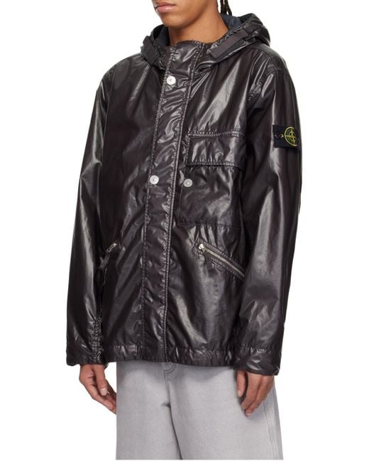 Stone Island Multicolor Wind And Water Resistant Hooded Padded Jacket for men
