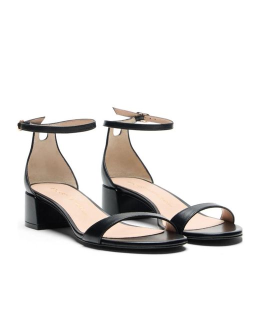 Stuart Weitzman Metallic Nudist Block