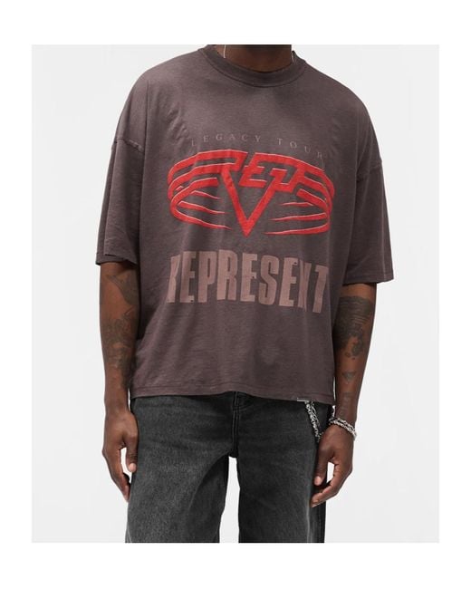 Represent Red Double-Sided T-Shirt for men