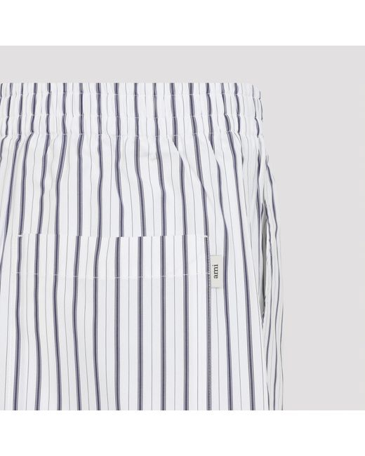 AMI White Elasticated Shorts for men