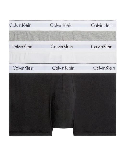 Calvin Klein White Boxer Underwear Three-Piece for men