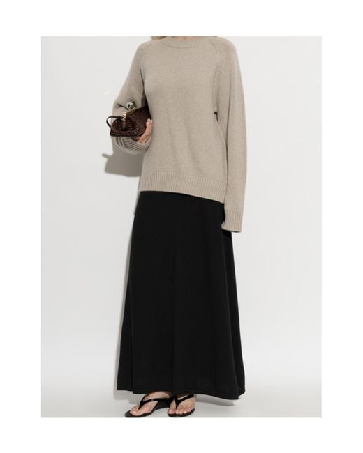 Lisa Yang White Anine Crewneck Jumper