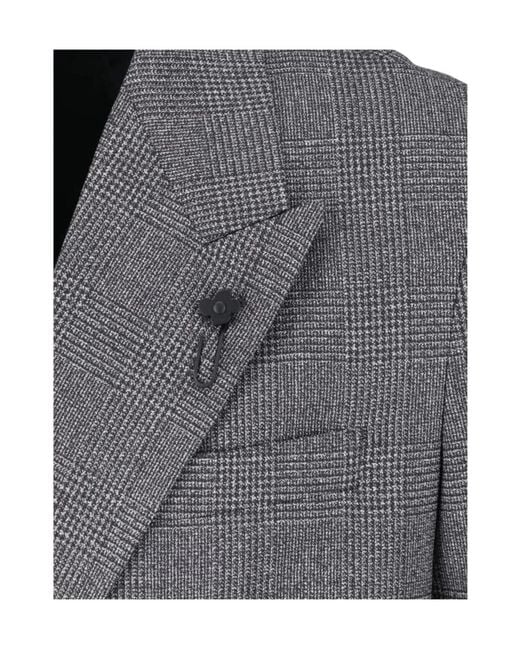 Lardini Gray Long-Sleeve Blazer for men
