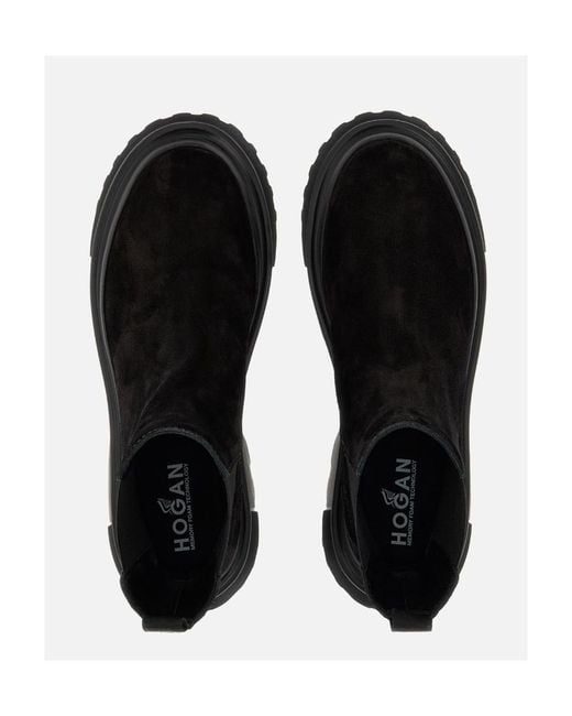 Hogan Black Ankle Boots