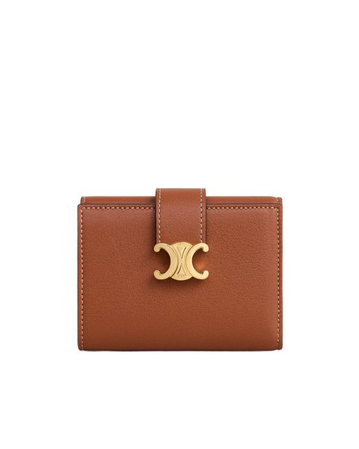 Céline Brown Fine Strap Wallet Nino