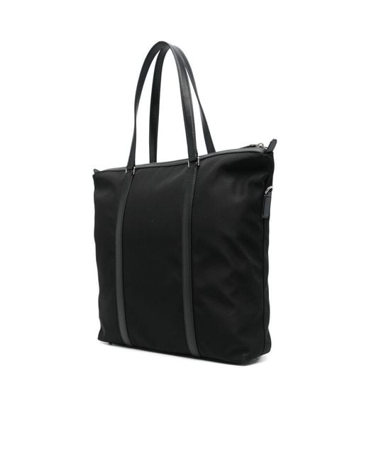 Bally Black Code Tote Bag for men