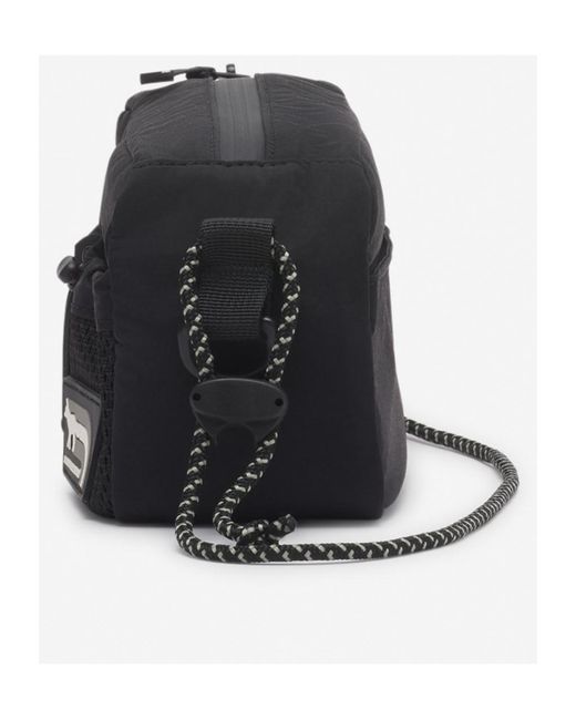 Maison Kitsuné Black Maison Kitsuné Flash Fox Crossbody Bag for men