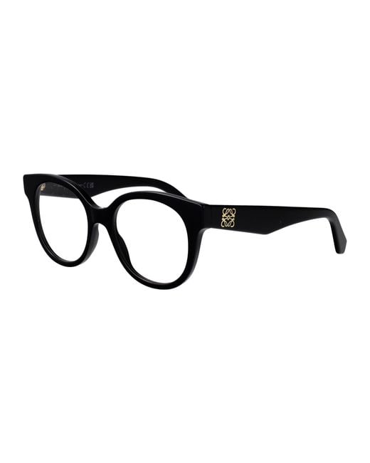 Loewe White Round Frame Glasses